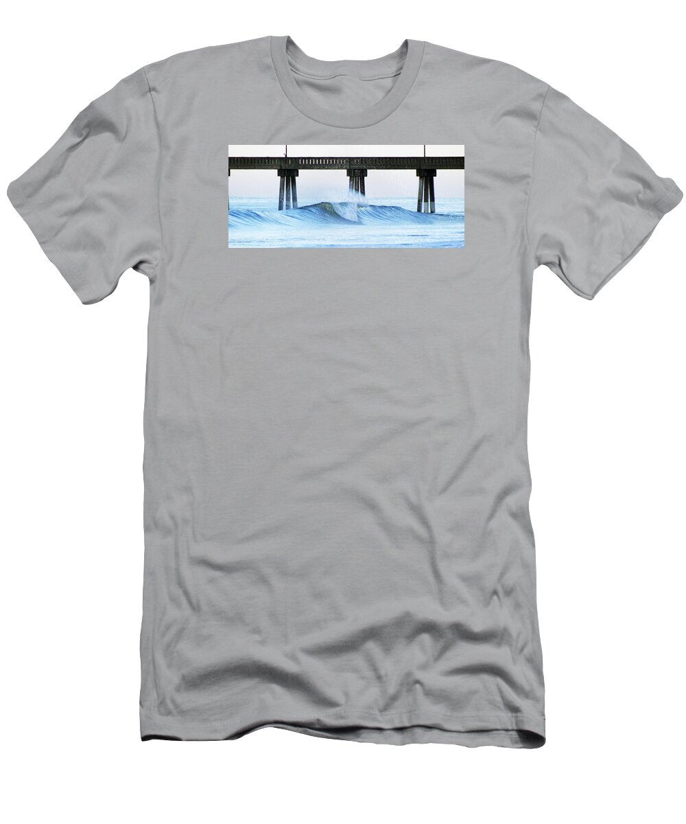 Wrightsville Beach T-Shirt featuring the photograph Monday at Mercer's by William Love