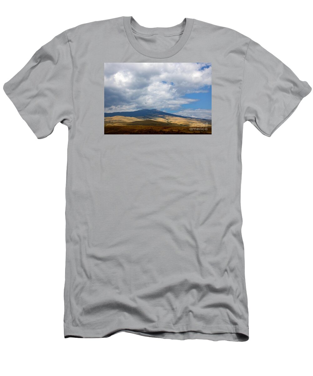 Montana Sky Skies Hills Landscape Scene Scenery T-Shirt featuring the photograph Montana Skies 4968 by Ken DePue