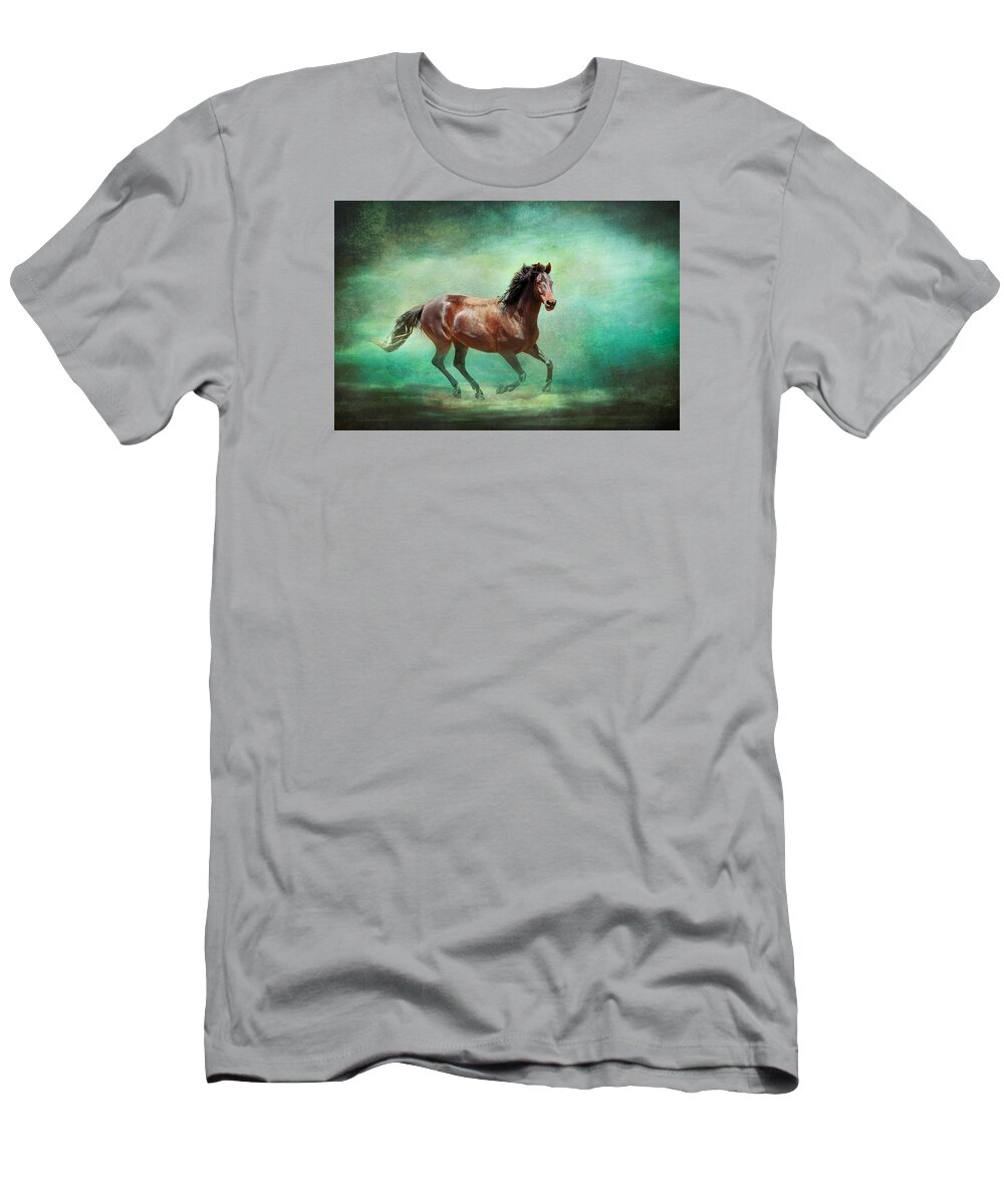Horse T-Shirt featuring the photograph Music to My Ears by Michelle Wrighton