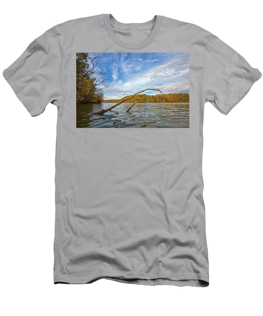 Fall T-Shirt featuring the photograph Myers Creek 2 by Alan Raasch