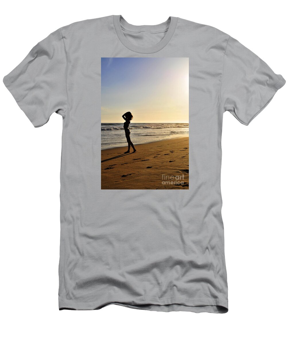 Glamour Photographs T-Shirt featuring the photograph Mystic sunset by Robert WK Clark