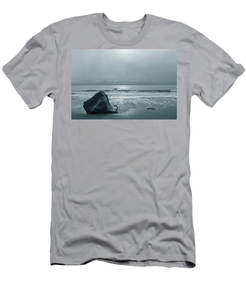 Landscape T-Shirt featuring the photograph Mystical Beach by Inge Riis McDonald