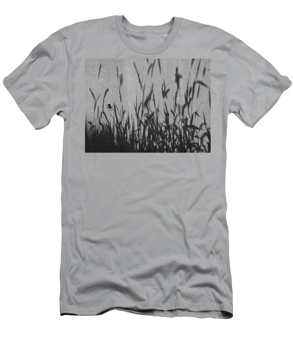 Abstract T-Shirt featuring the photograph Nature As Shadow by Lenore Senior