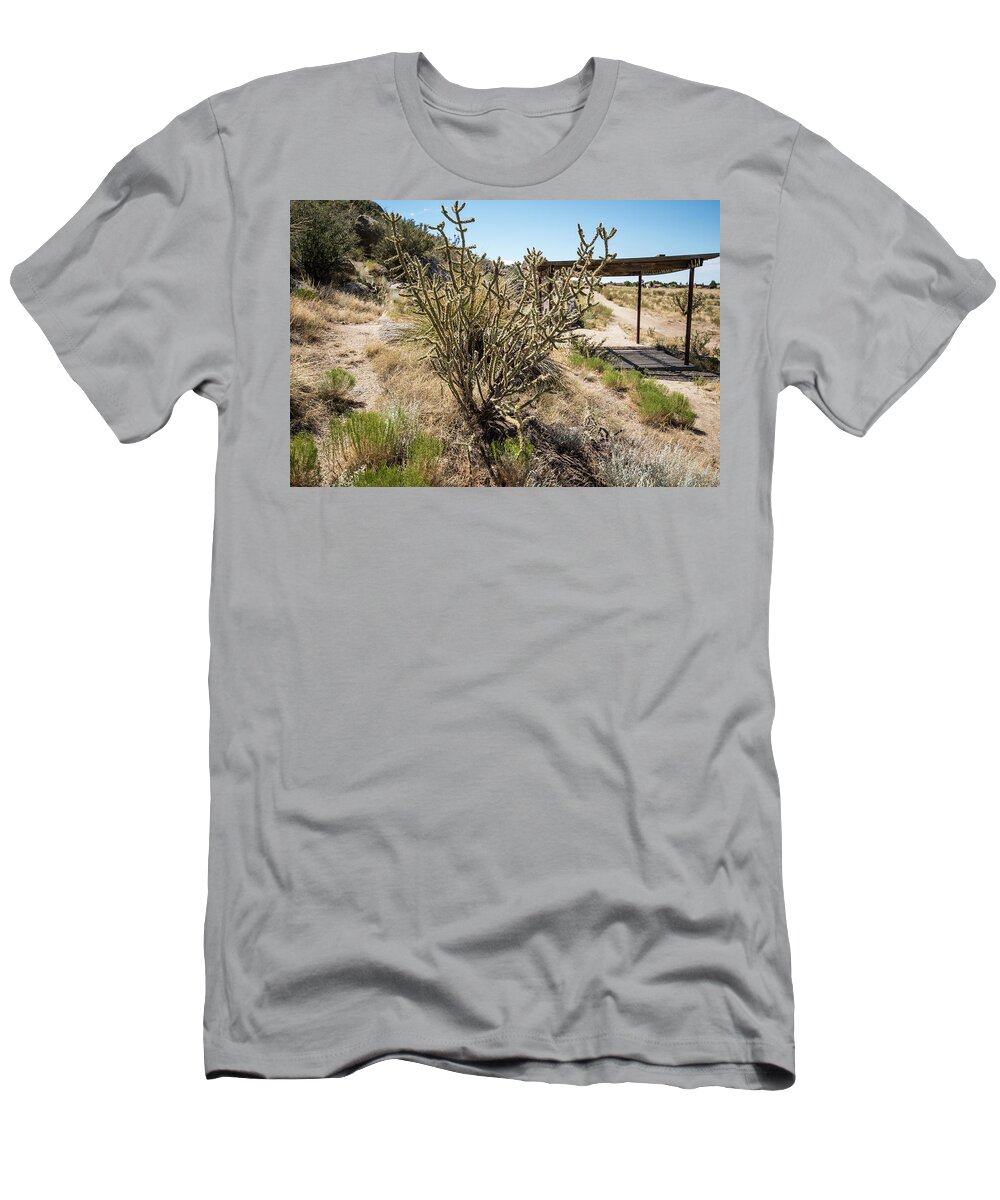 Mesa T-Shirt featuring the photograph New Mexico Cholla by Tom Cochran