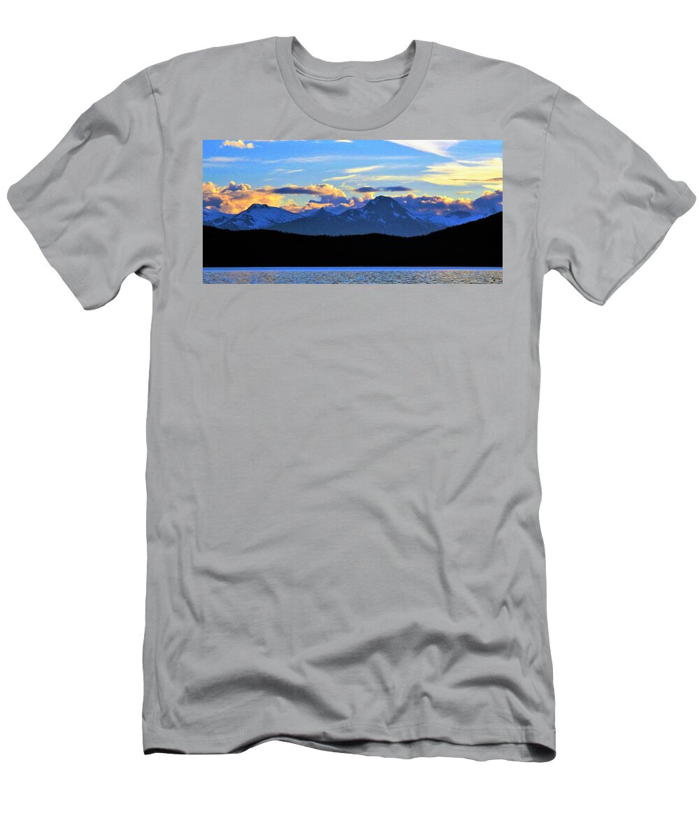 Mountain T-Shirt featuring the photograph New World by Martin Cline