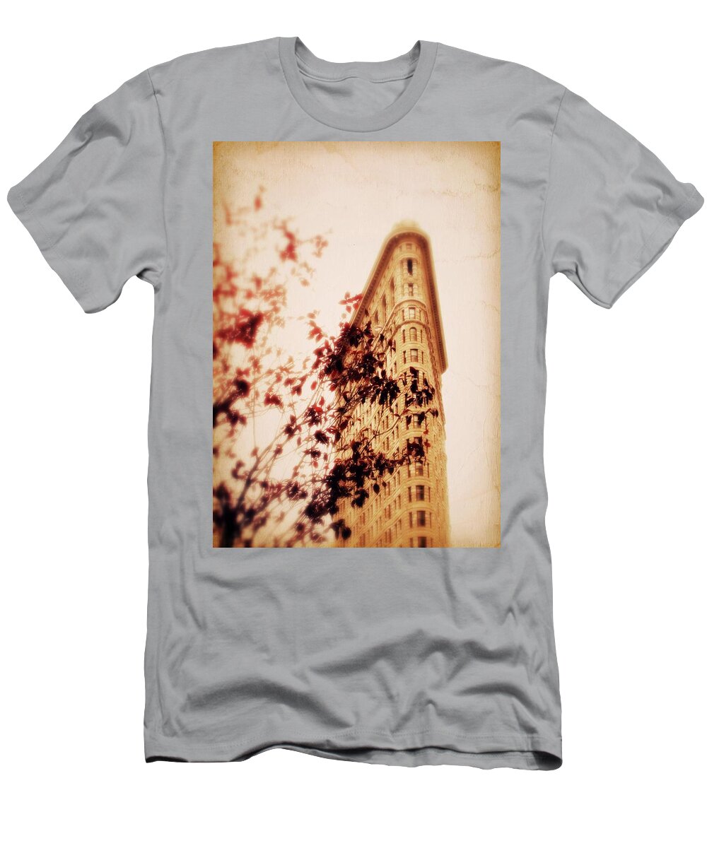 Flatiron Building T-Shirt featuring the photograph New York Nostalgia by Jessica Jenney
