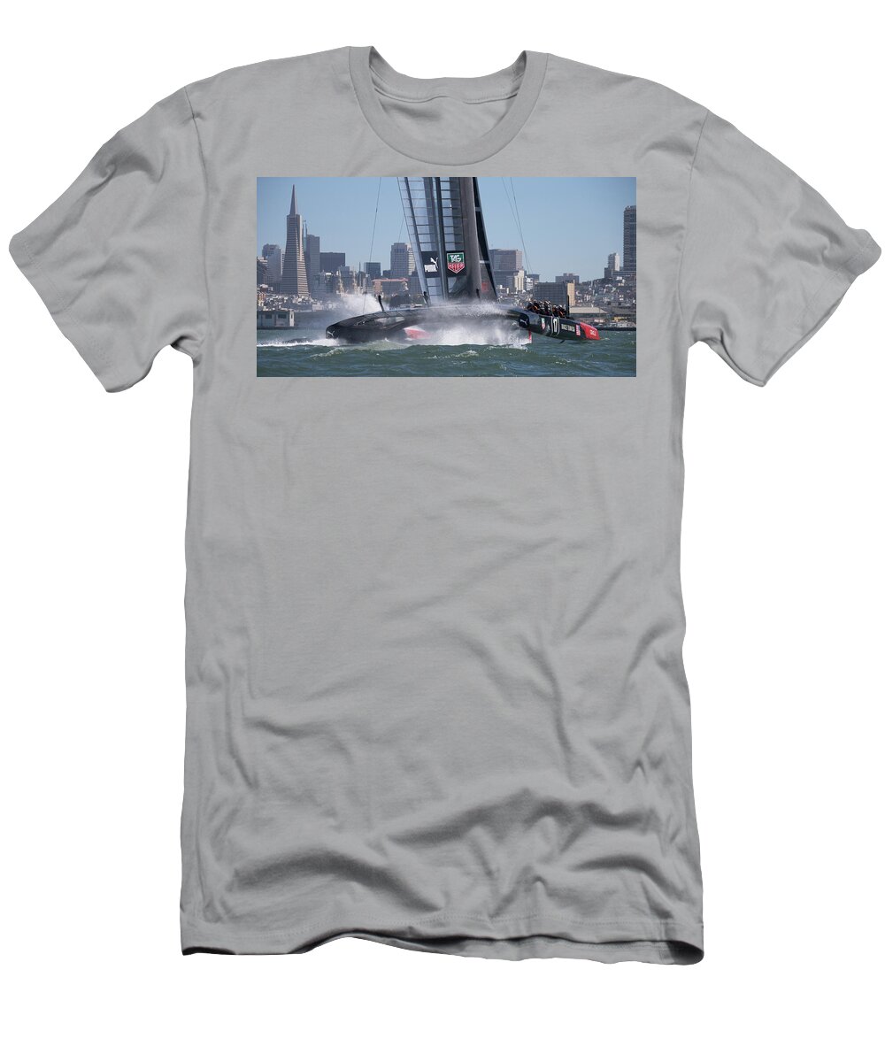 Sloop T-Shirt featuring the photograph Nice Day 6 by Steven Lapkin