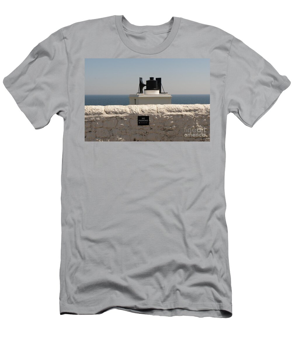 Foghorn T-Shirt featuring the photograph No Parking. by Elena Perelman