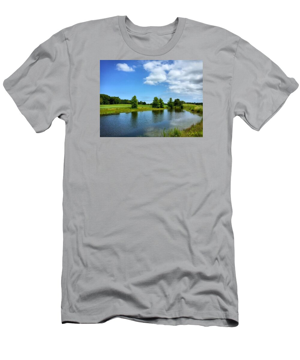Water T-Shirt featuring the photograph Ocean View by Chris Montcalmo