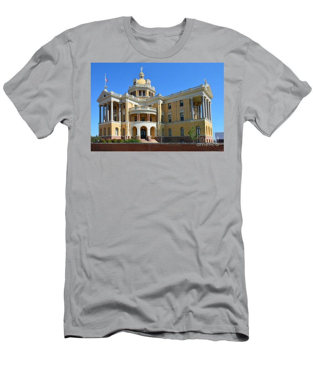Harrison County T-Shirt featuring the photograph Old Harrison County Courthouse by Catherine Sherman