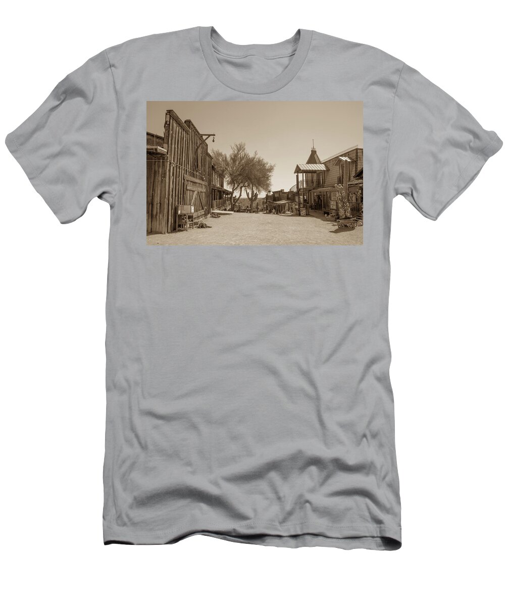 Western T-Shirt featuring the photograph Old West 4 by Darrell Foster