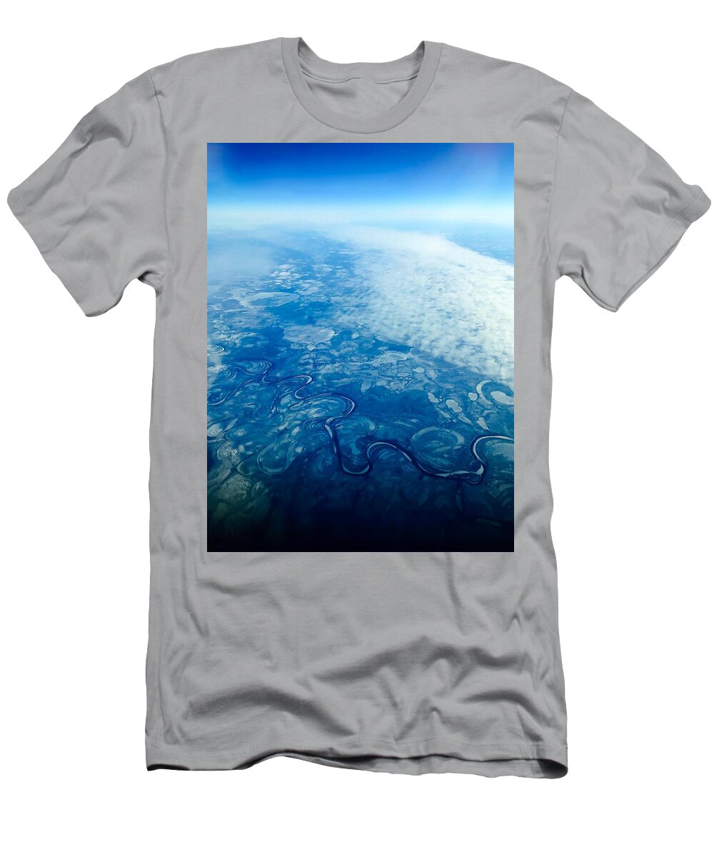 Color T-Shirt featuring the photograph On Top Of The World by Mark J Dunn