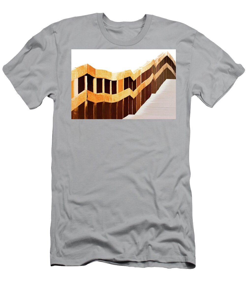 Abstract T-Shirt featuring the photograph Onward - by Julie Weber