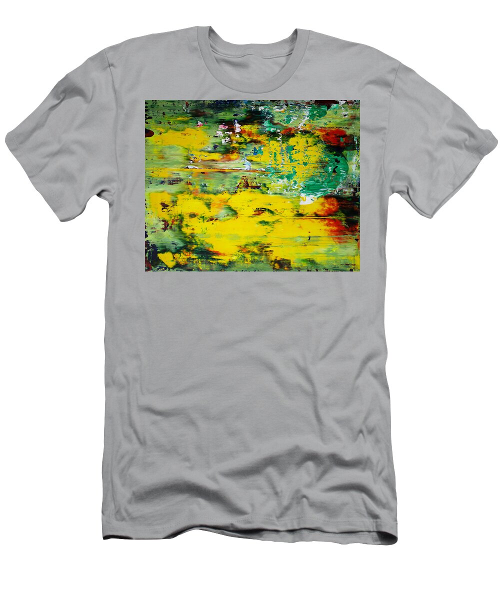 Derek Kaplan Art T-Shirt featuring the painting Opt.57.15 Addicted by Derek Kaplan