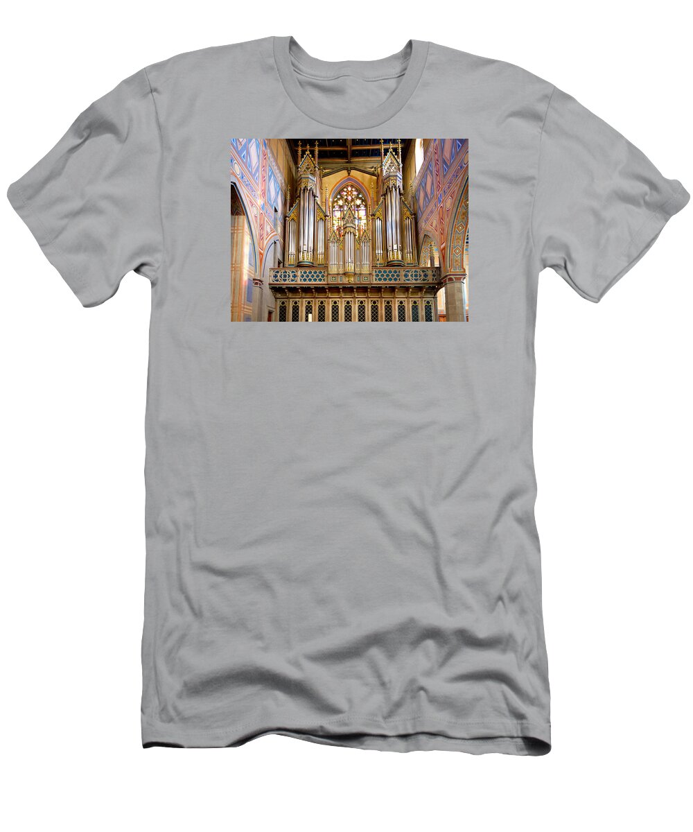 Orgel T-Shirt featuring the photograph Organ jewel by Jenny Setchell
