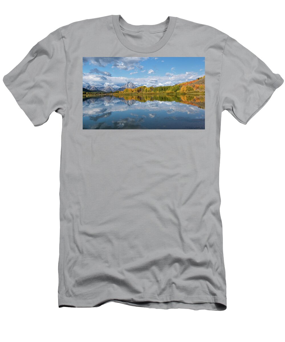 Oxbow Bend T-Shirt featuring the photograph Oxbow Bend by Ronnie And Frances Howard