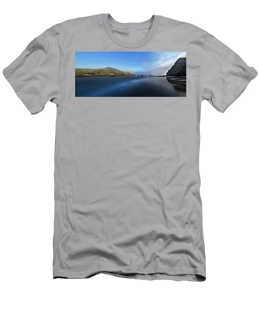 Clouds T-Shirt featuring the photograph Pacific Panorama by Debra and Dave Vanderlaan