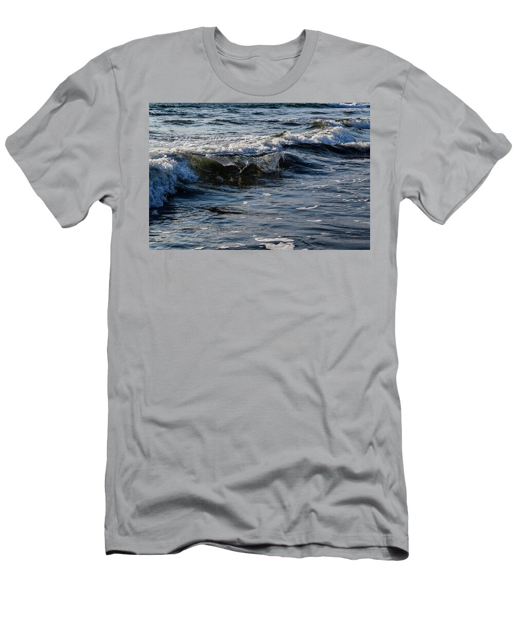 Waves T-Shirt featuring the photograph Pacific Waves by Nicole Lloyd