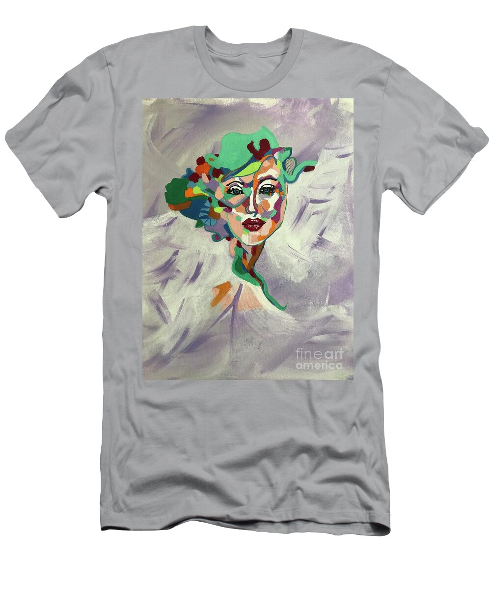 Original Art Work T-Shirt featuring the painting Painted Lady #2 by Theresa Honeycheck