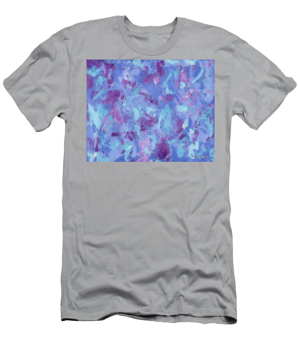 Art T-Shirt featuring the photograph Pallet Knife Design by Barbara Tristan