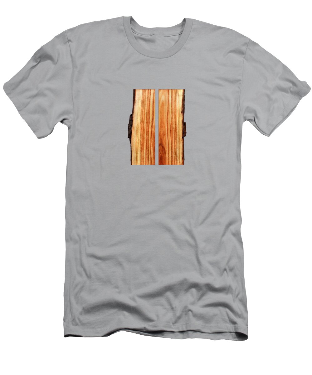 Block T-Shirt featuring the photograph Parallel Wood by YoPedro