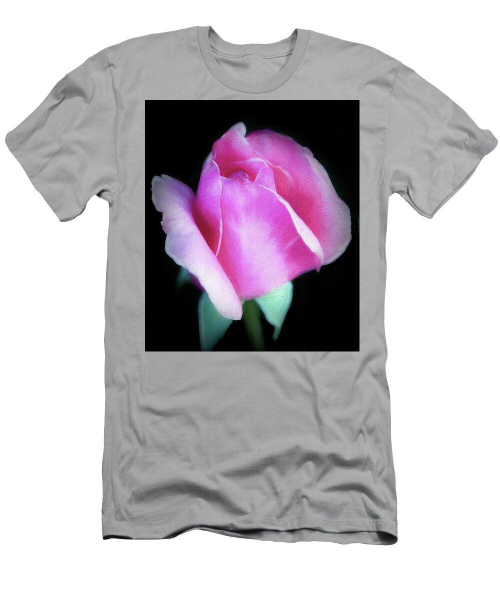 Flowers T-Shirt featuring the photograph Pastel Pink by Elaine Malott