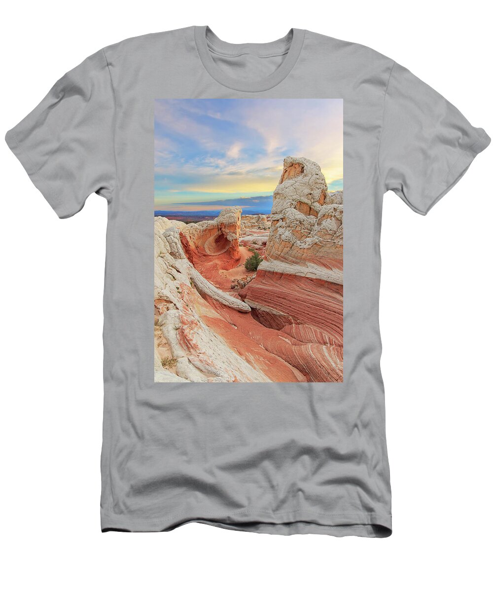 White Pocket T-Shirt featuring the photograph Pastel White Pocket by Ralf Rohner