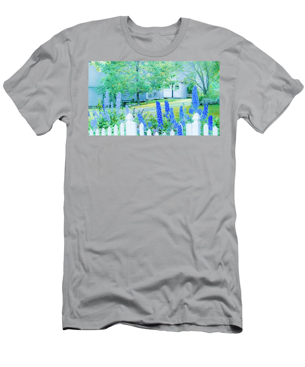 Flowers T-Shirt featuring the photograph Pat's Place by Jeff Cooper