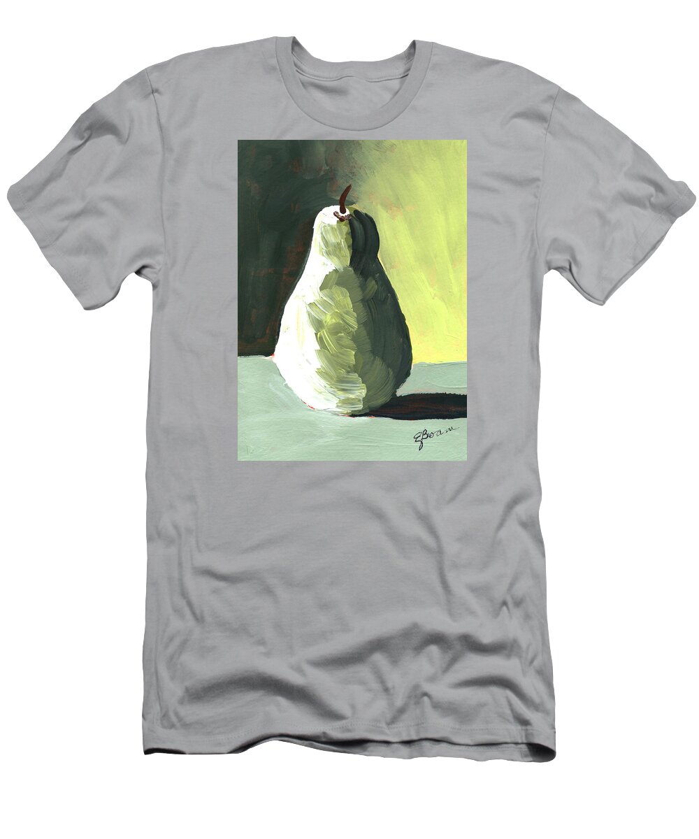 Pear T-Shirt featuring the painting Pear 6 by Elise Boam