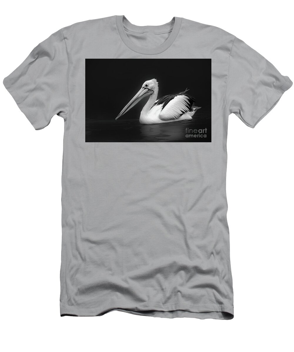 Bird T-Shirt featuring the photograph Pelican 2 by Charuhas Images