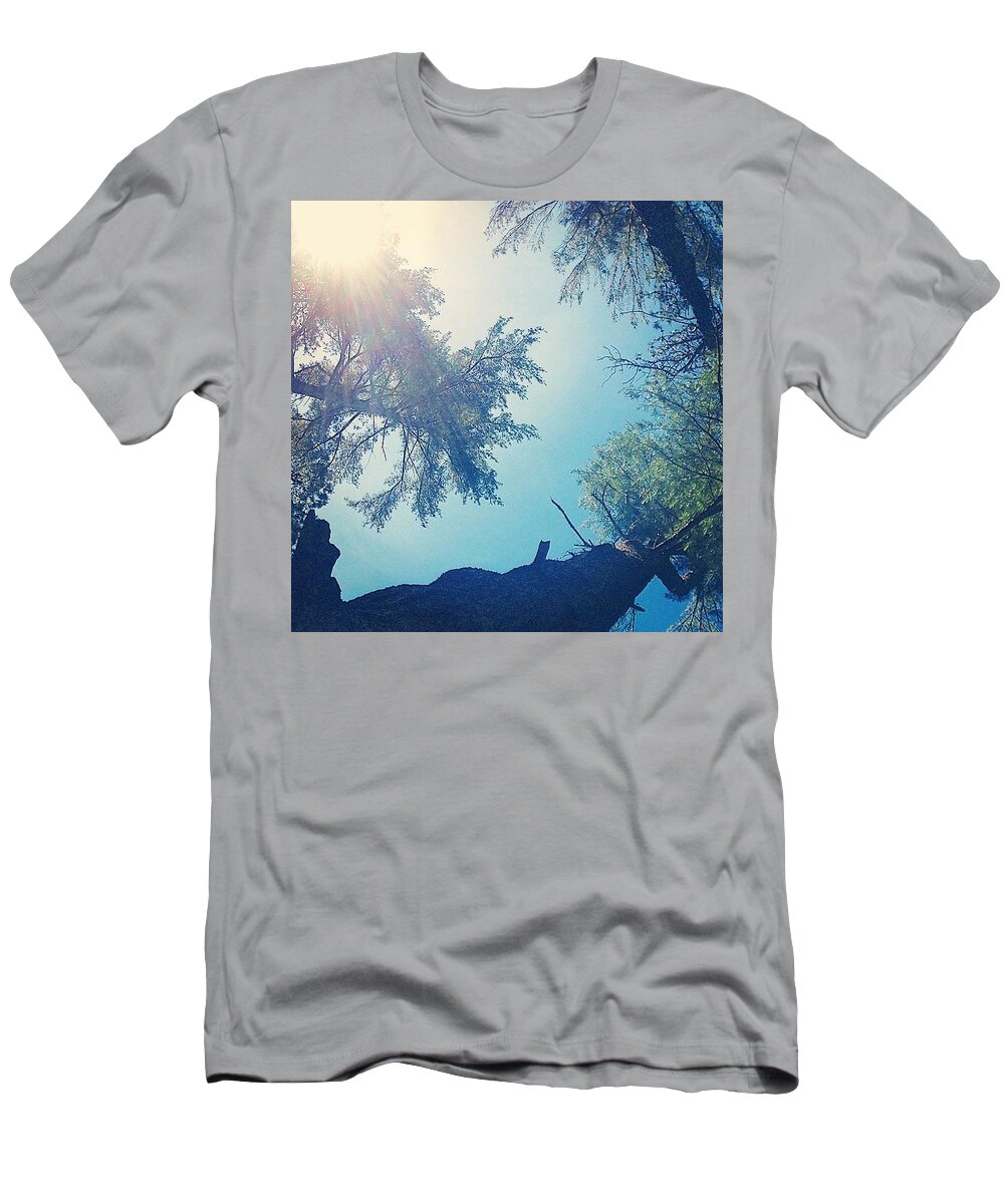 Camping T-Shirt featuring the photograph Camping View by Kate Arsenault 