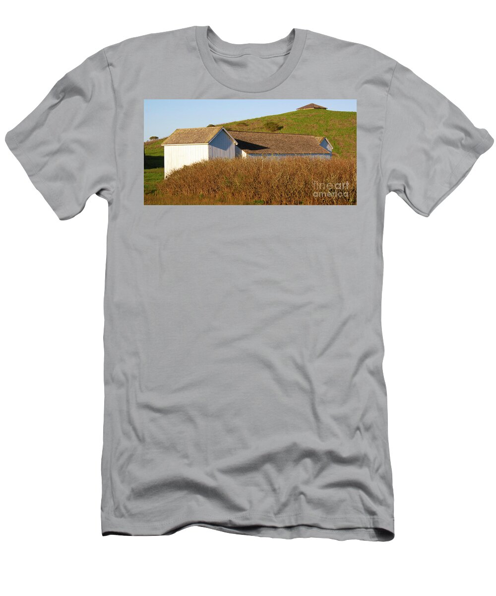 Barn T-Shirt featuring the photograph Pierce Pt. Barns by Joyce Creswell