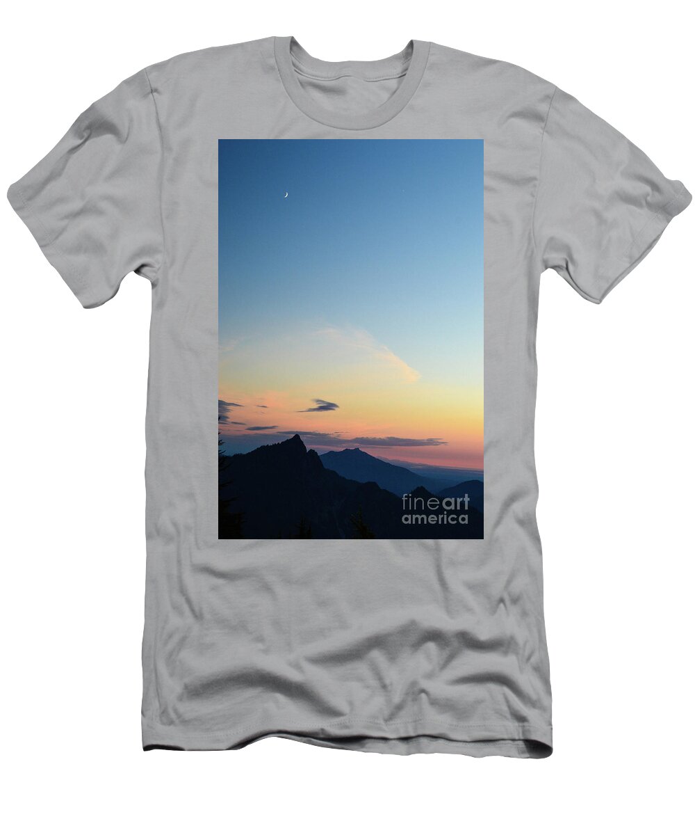 Pilchuck T-Shirt featuring the photograph Pilchuck Sunset by Brian O'Kelly