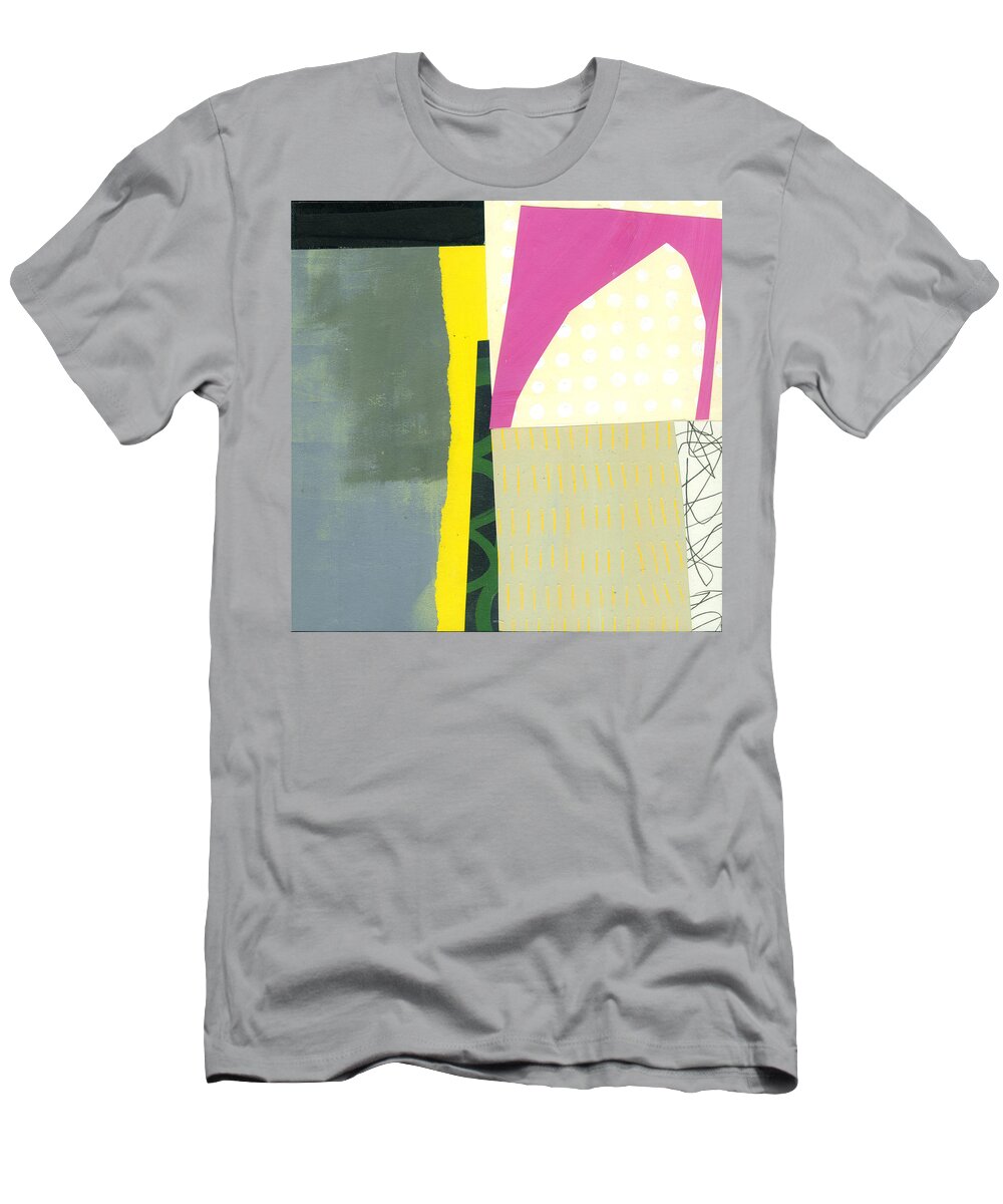 Abstract Art T-Shirt featuring the painting Pink Arch by Jane Davies