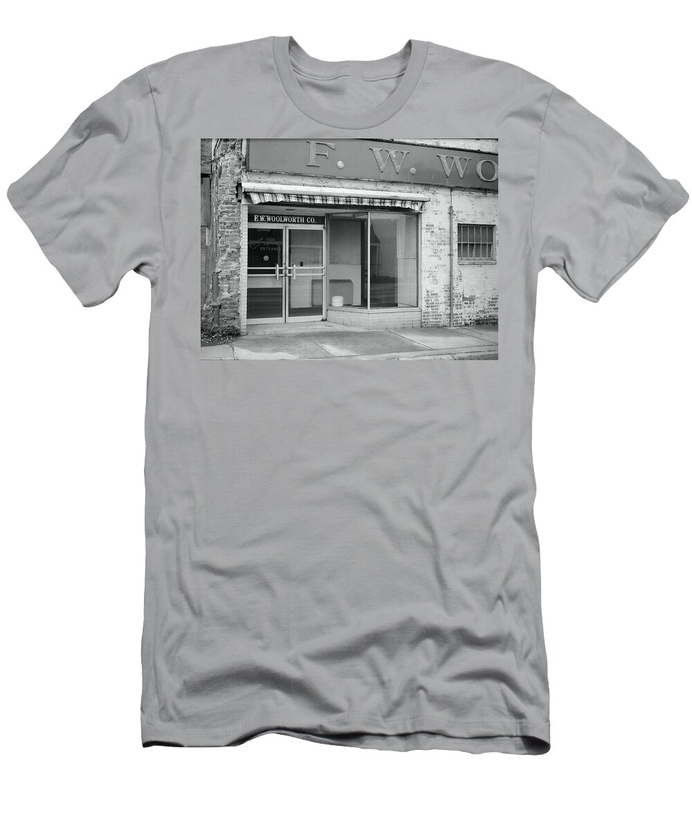 Fine Art T-Shirt featuring the photograph Please Use Front Entrance by Rodney Lee Williams