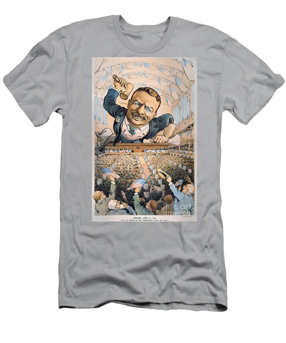 1904 T-Shirt featuring the photograph Presidential Campaign, 1904 by Granger