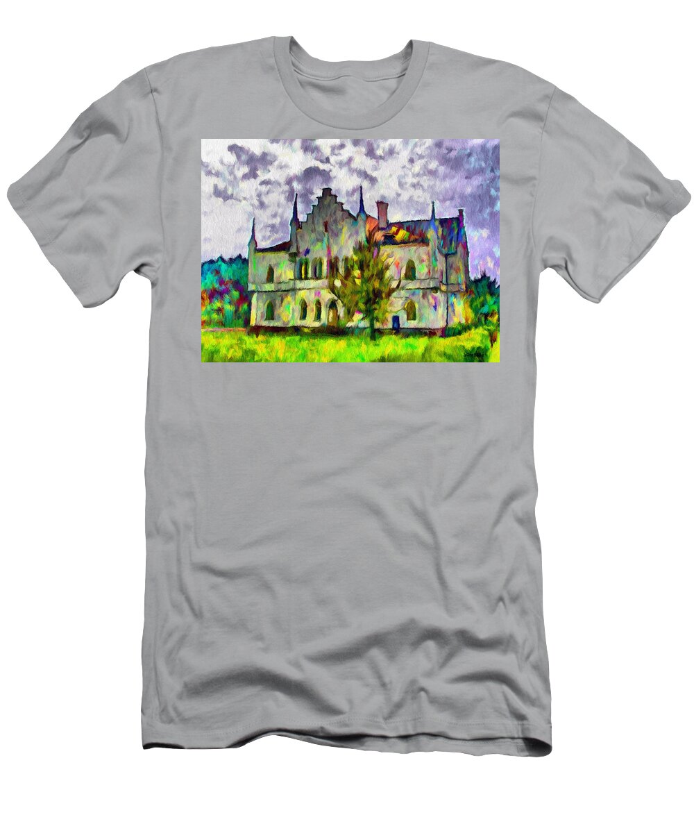 Wallachia T-Shirt featuring the painting Princely Palace by Jeffrey Kolker