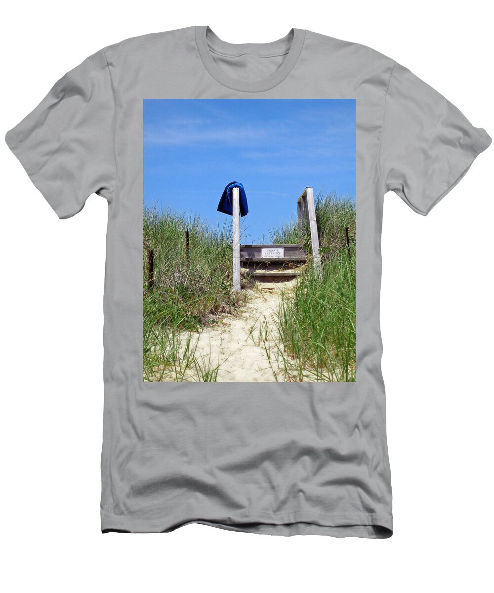 Dune T-Shirt featuring the photograph Private Entrance by Keith Armstrong