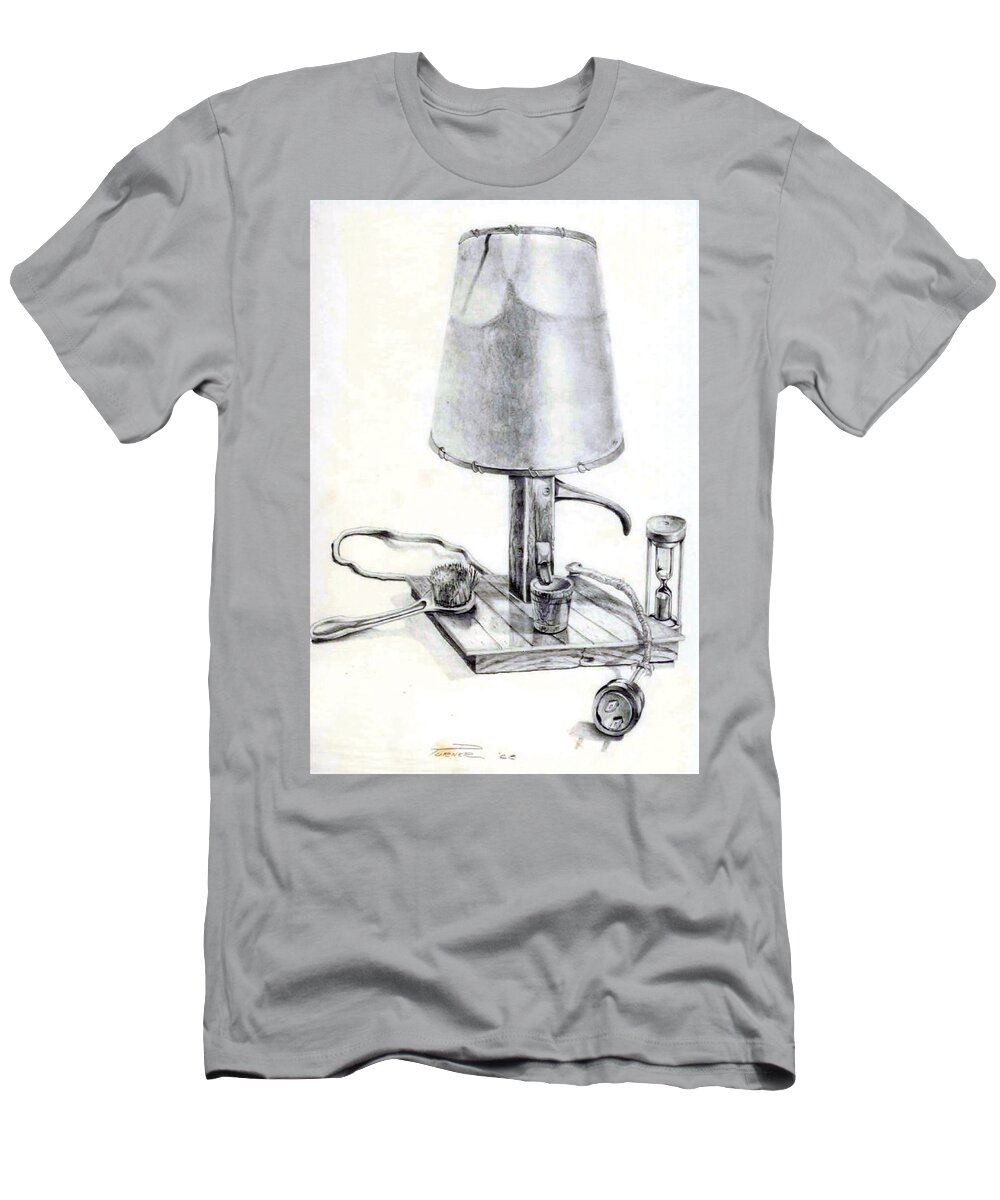 Project T-Shirt featuring the painting Pump Lamp by Dale Turner