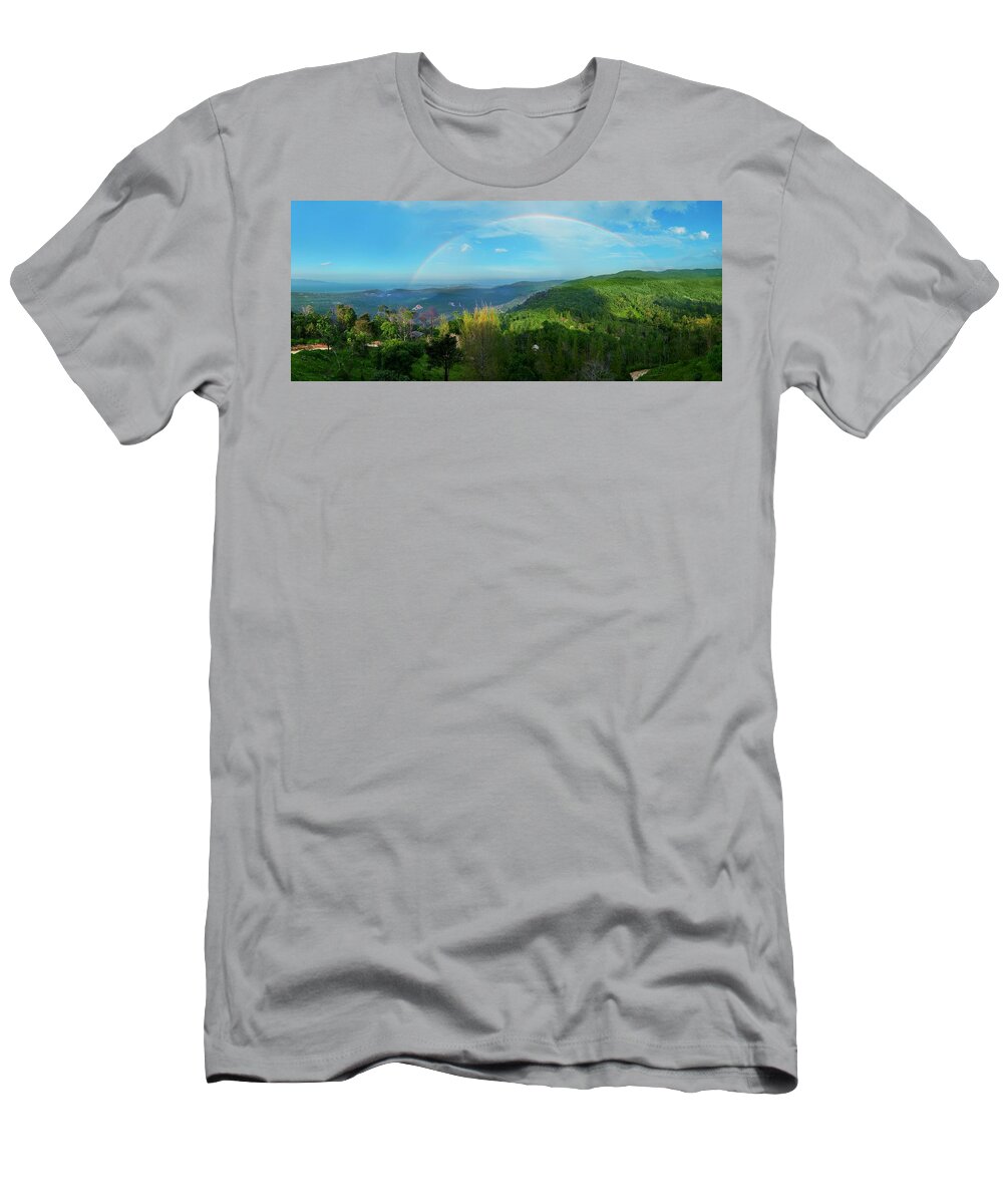 A Real T-Shirt featuring the photograph Rainbow Dream by Steven Robiner