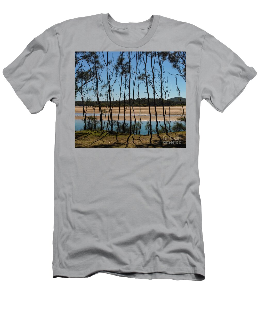 Red Rock T-Shirt featuring the photograph Red Rock she oaks by Sheila Smart Fine Art Photography