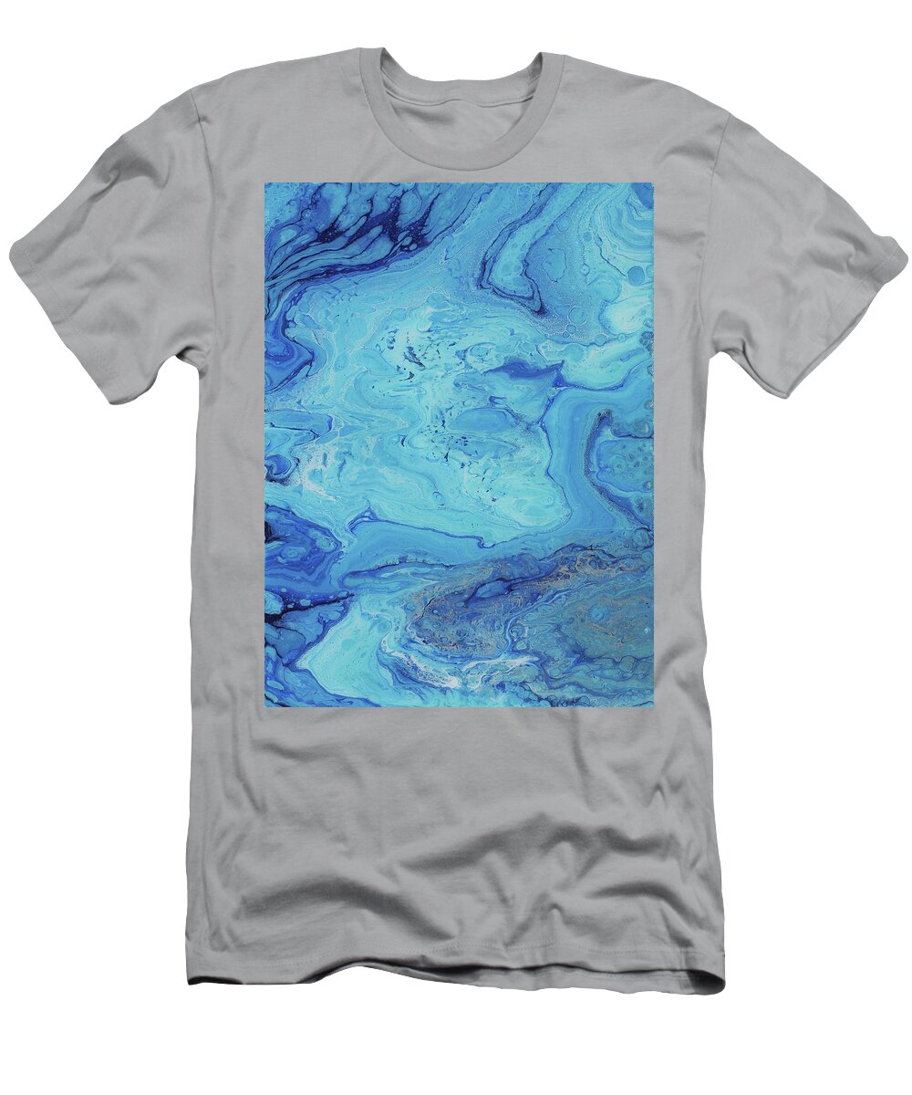 Organic T-Shirt featuring the painting Reflection by Tamara Nelson