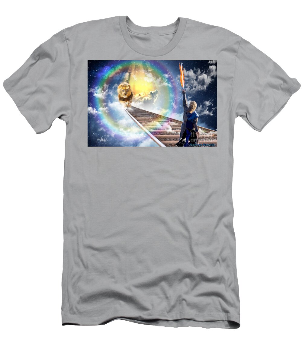 Jesus T-Shirt featuring the digital art Reward by Dolores Develde