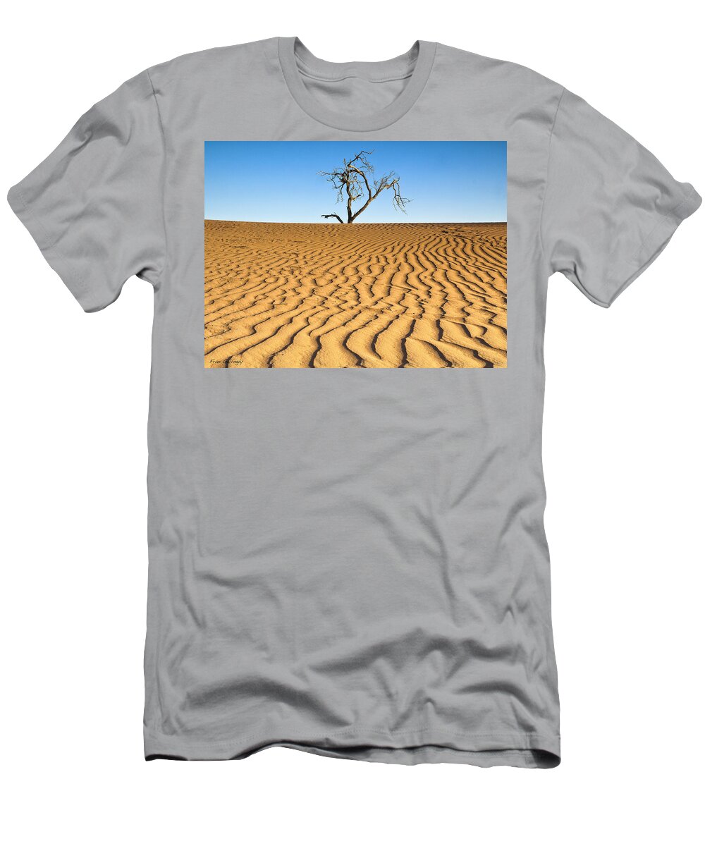 Sossusvlei T-Shirt featuring the photograph Ripples by Fran Gallogly