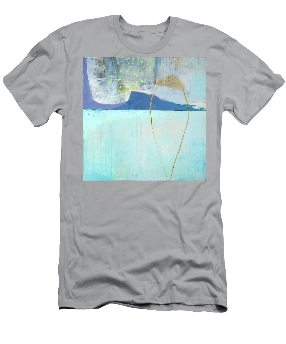 Abstract Art T-Shirt featuring the painting Rising by the Second by Jane Davies
