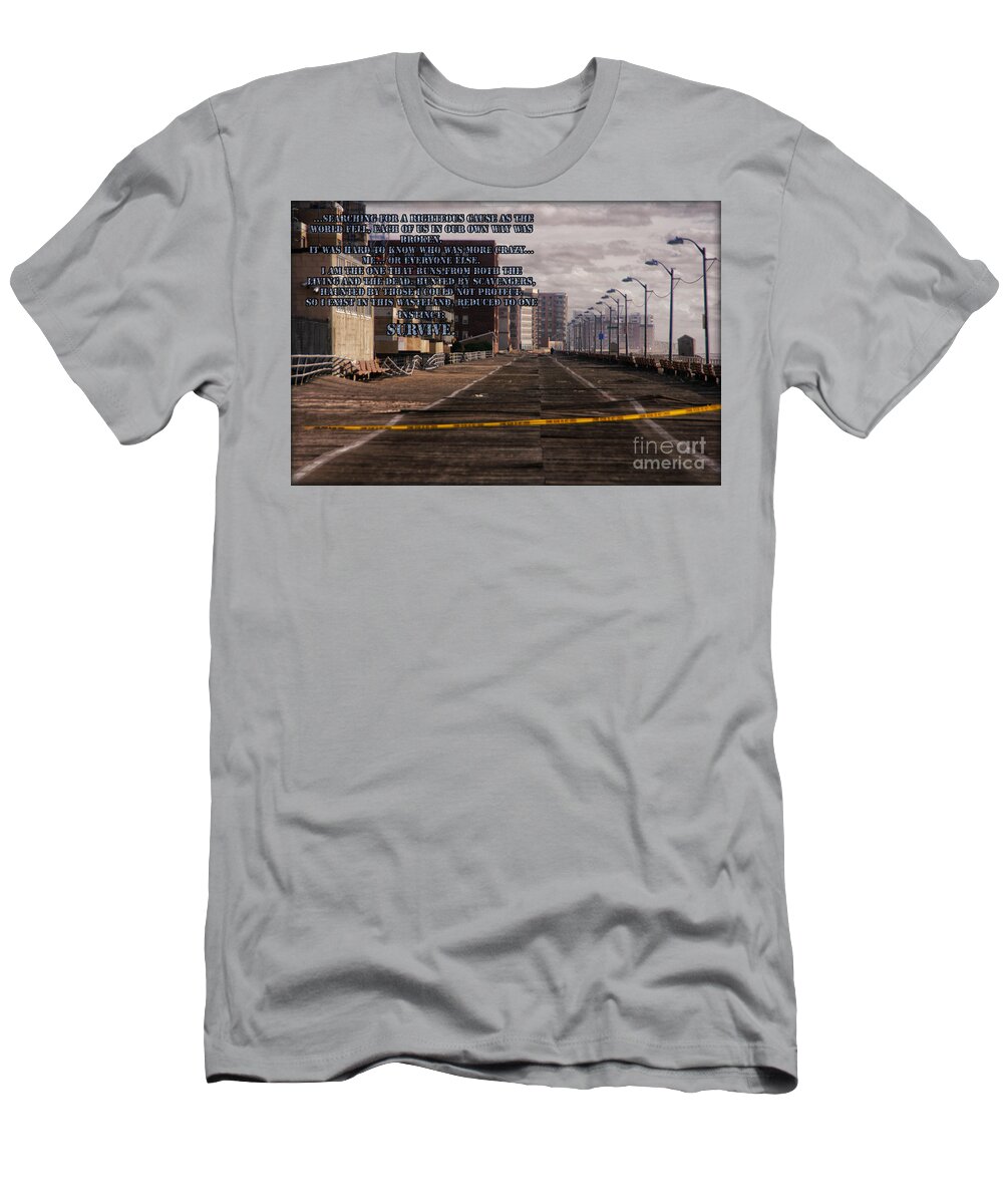Apocalypse T-Shirt featuring the digital art Road To Nowhere by Scott Evers