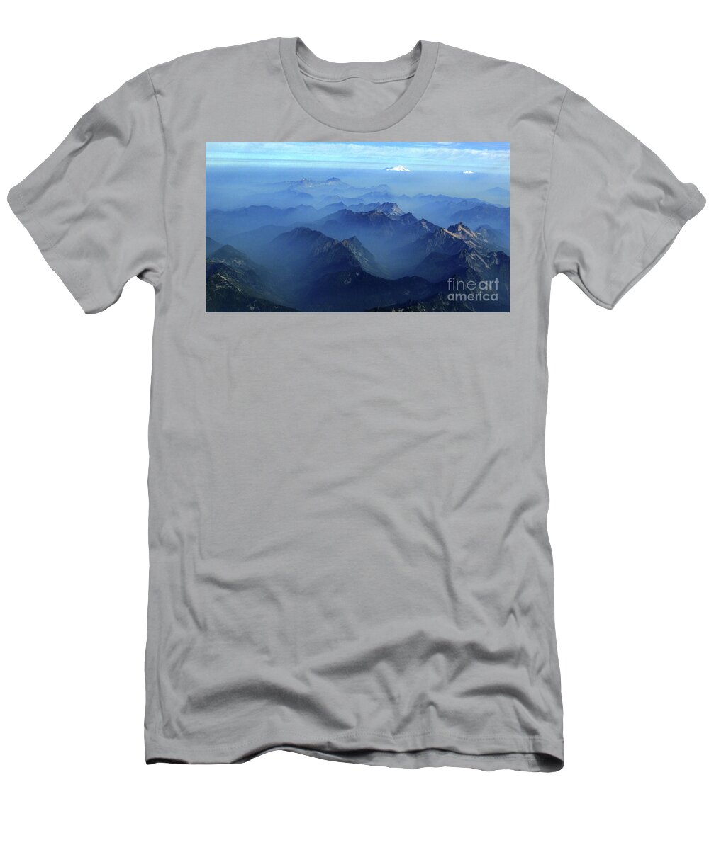  T-Shirt featuring the digital art Rockies by Darcy Dietrich