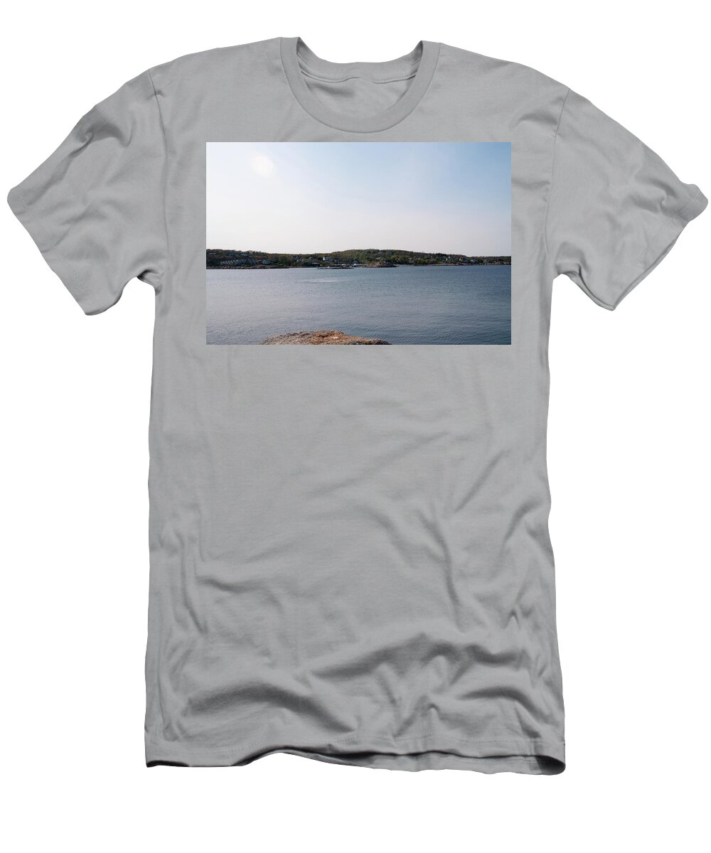 Rockport T-Shirt featuring the photograph Rockport Massachusetts Coastline by Adam Gladstone