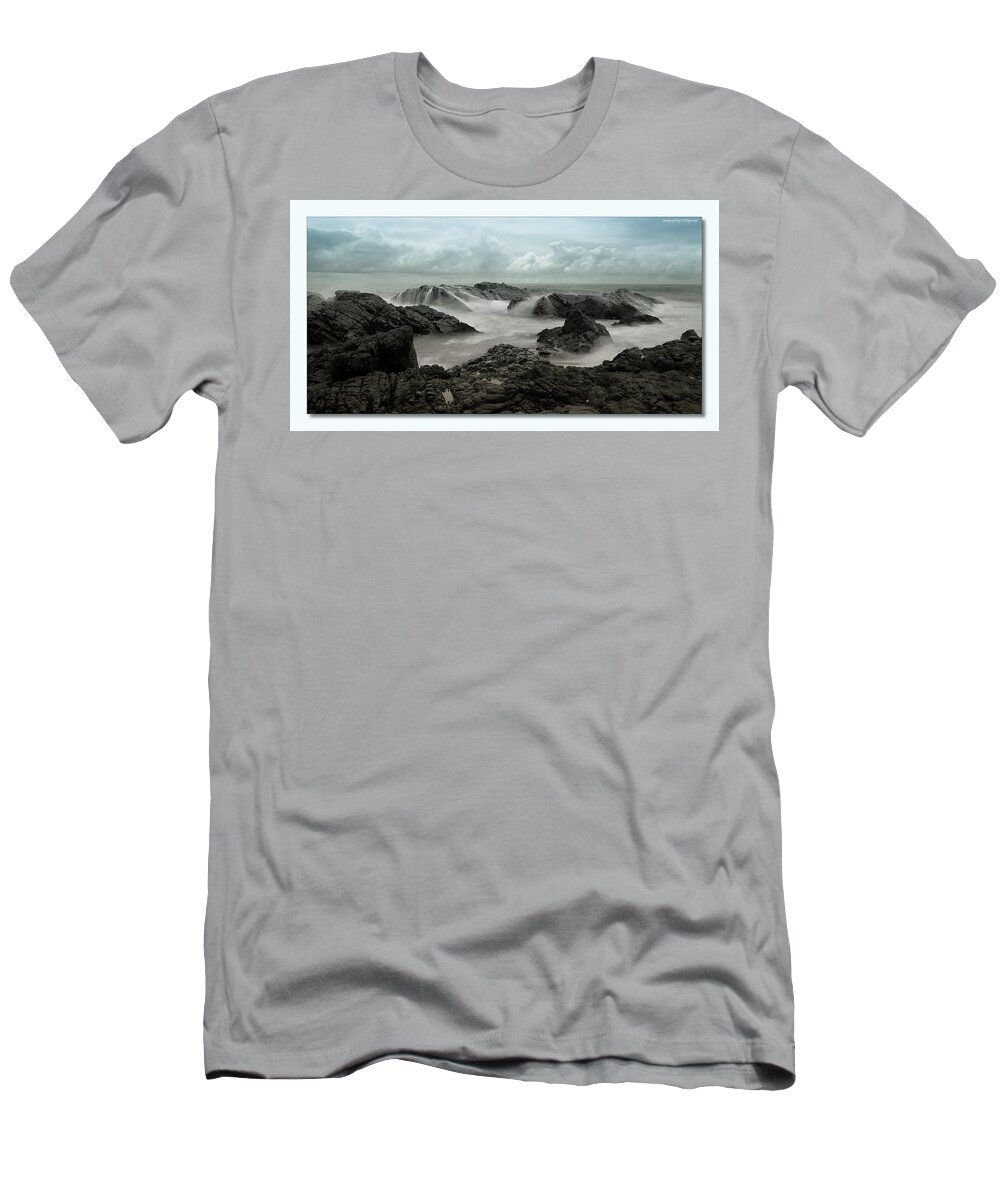 Forster Nsw Australia T-Shirt featuring the digital art Rocky Forster 66881 by Kevin Chippindall