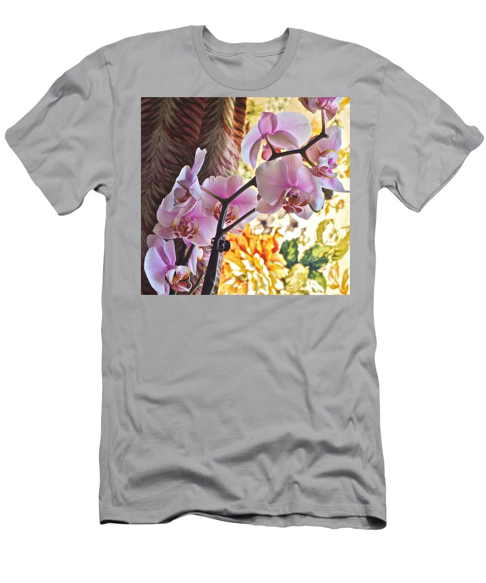 Orchids T-Shirt featuring the photograph Rose Cottage Orchid by Janis Senungetuk